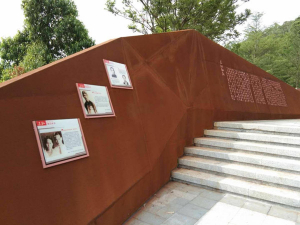 涪陵耐候钢挡土墙
